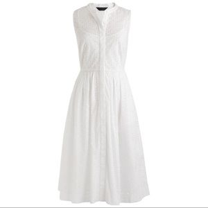 J. Crew White Eyelet Dress
